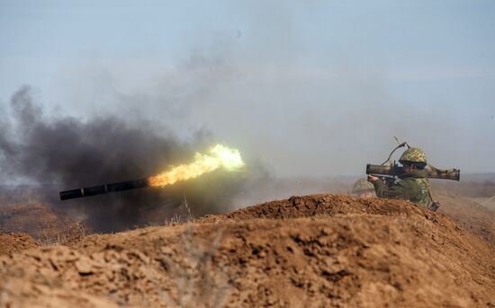 Military exercise in Volgograd Region