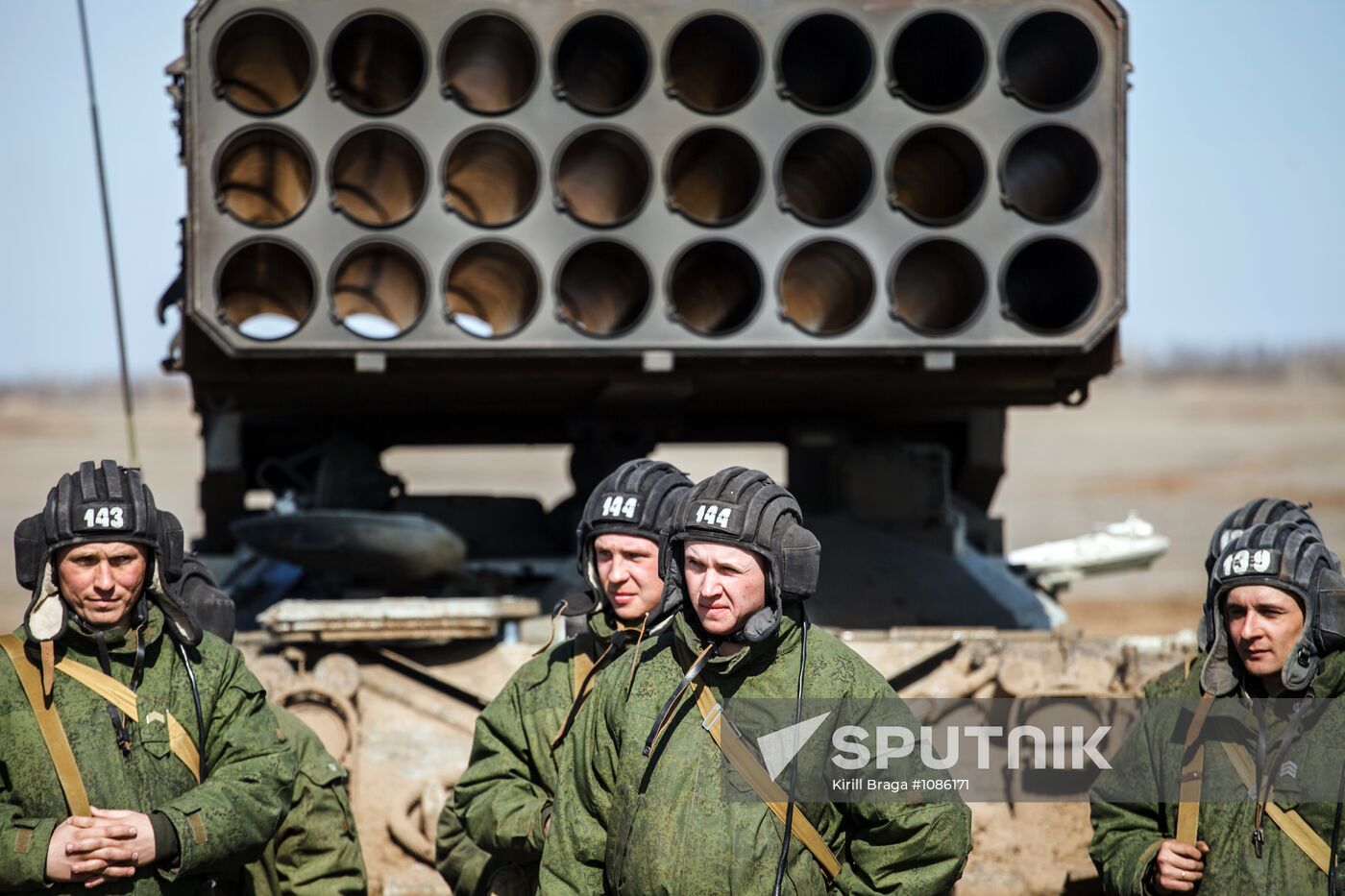Military exercise in Volgograd Region