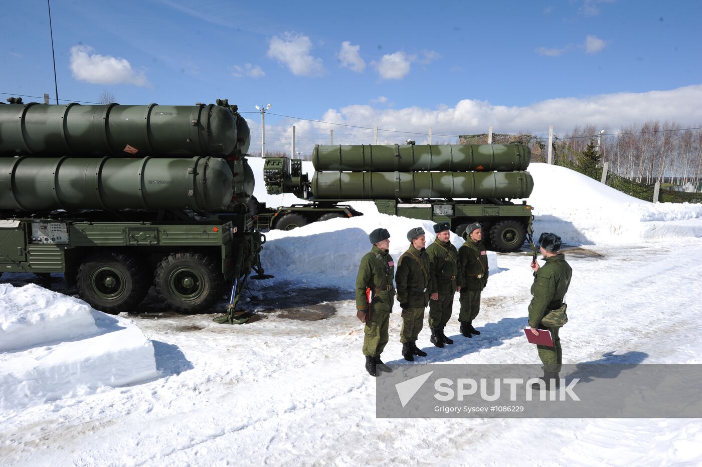 Combat duty 3PK S-400 "Triumph" in Moscow region