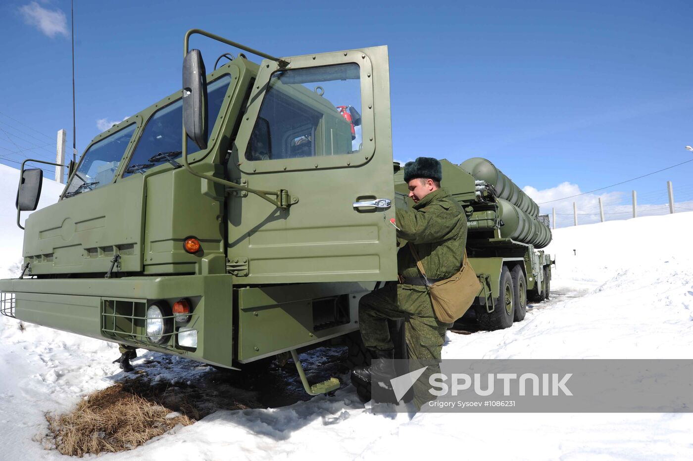 Combat duty 3PK S-400 "Triumph" in Moscow region