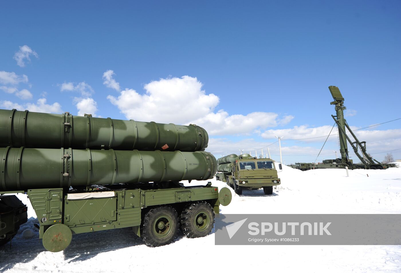 Combat duty 3PK S-400 "Triumph" in Moscow region