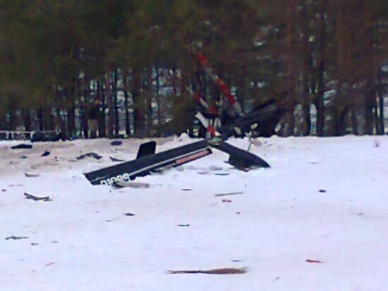 Bell-407 helicopter crash in Tatarstan
