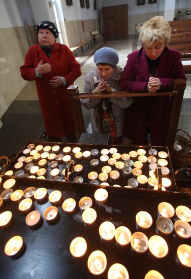 Catholic Easter celebration in Kaliningrad