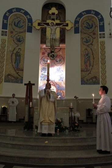 Catholic Easter celebration in Kazan