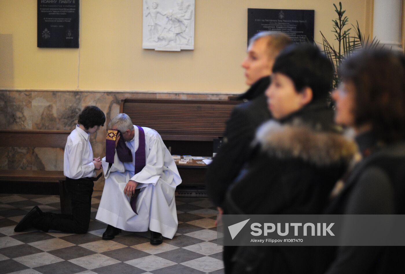 Roman Catholic Easter celebrated in Moscow