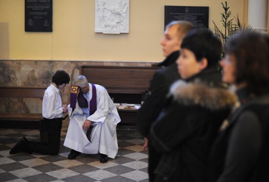 Roman Catholic Easter celebrated in Moscow