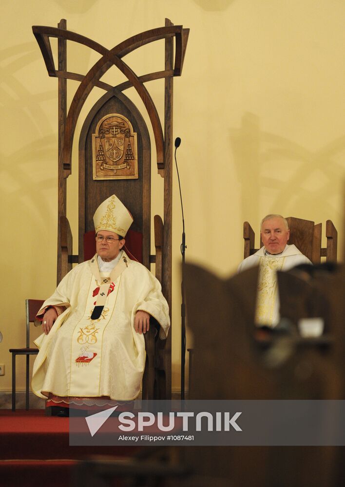 Roman Catholic Easter celebrated in Moscow