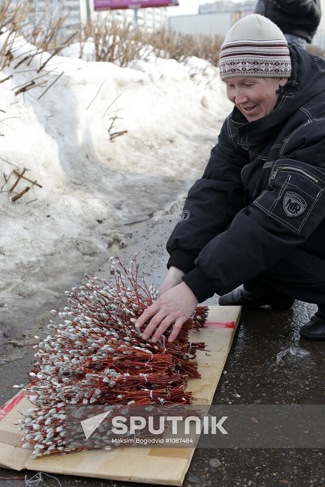 Palm Sunday celebrated in Russian regions