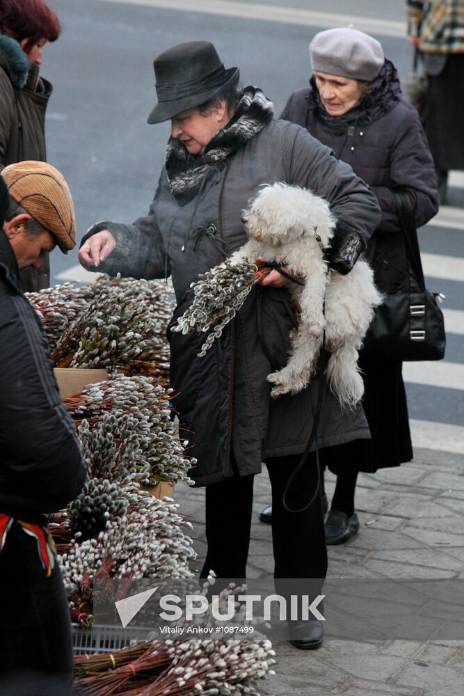 Palm Sunday celebrated in Russian regions