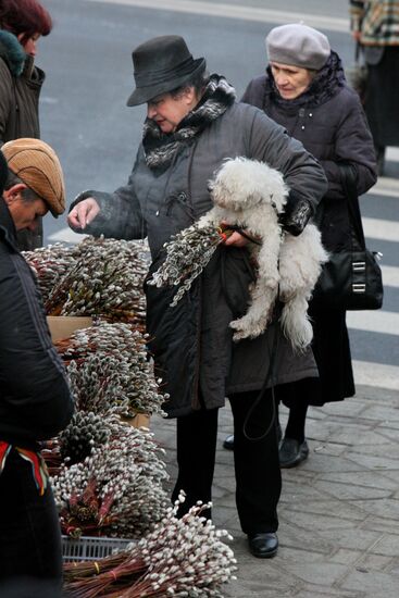 Palm Sunday celebrated in Russian regions