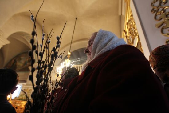 Palm Sunday celebrated in Russian regions