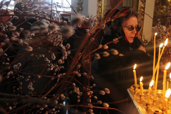 Palm Sunday celebrated in Russian regions