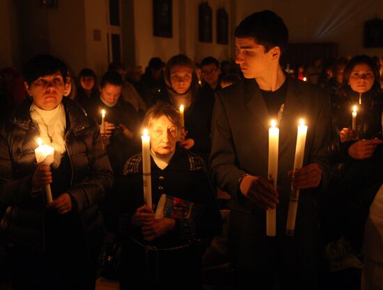 Roman Catholic Easter celebrated in Russian regions