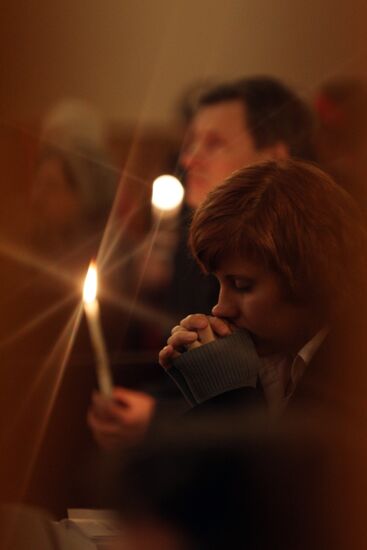 Roman Catholic Easter celebrated in Veliky Novgorod