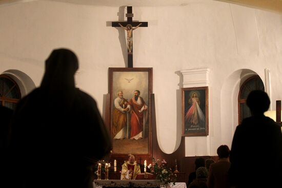 Roman Catholic Easter celebrated in Veliky Novgorod