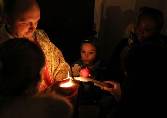 Roman Catholic Easter celebrated in Veliky Novgorod