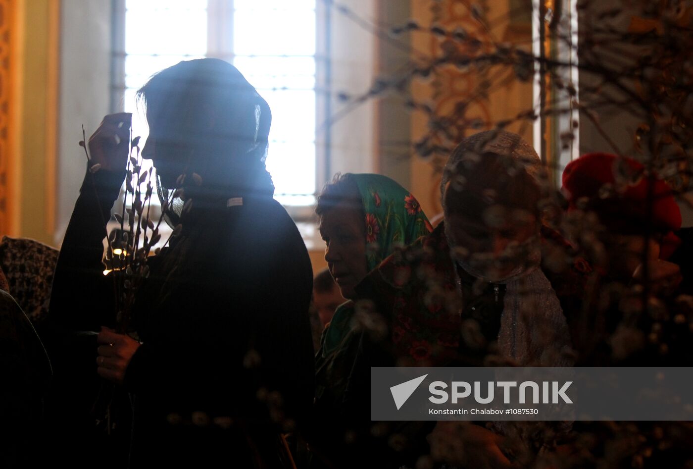 Palm Sunday celebrated in Russian regions