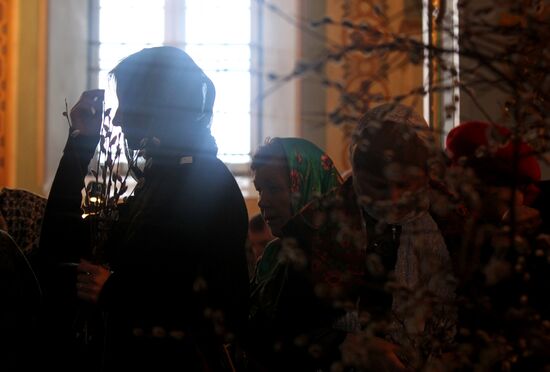 Palm Sunday celebrated in Russian regions