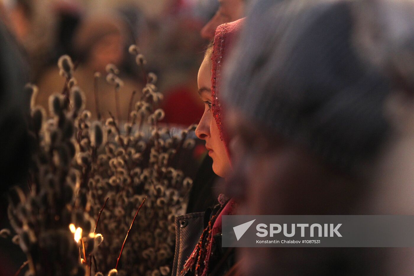 Palm Sunday celebrated in Russian regions