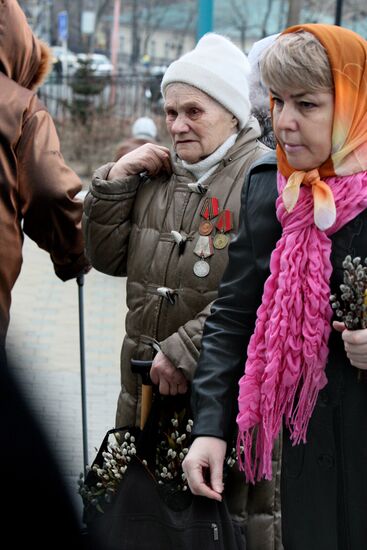Palm Sunday celebrated in Russian regions