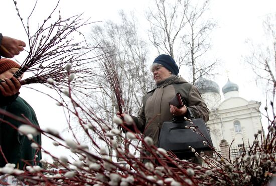 Palm Sunday celebrated in Russian regions