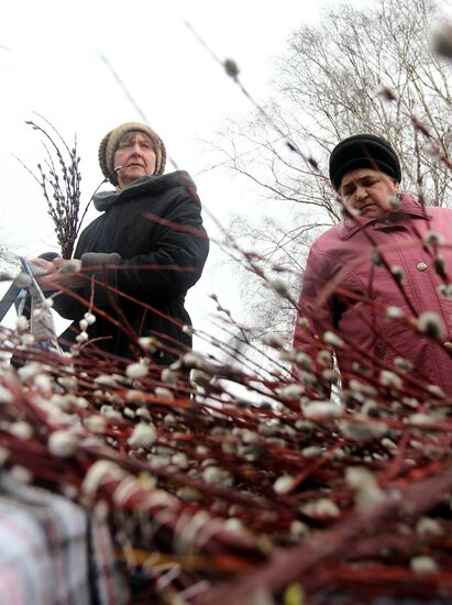 Palm Sunday celebrated in Russian regions