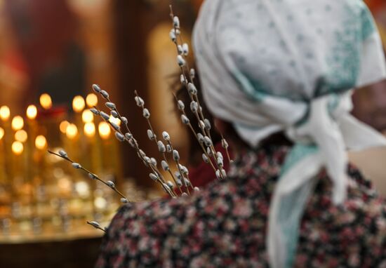 Palm Sunday celebrated in Russian regions