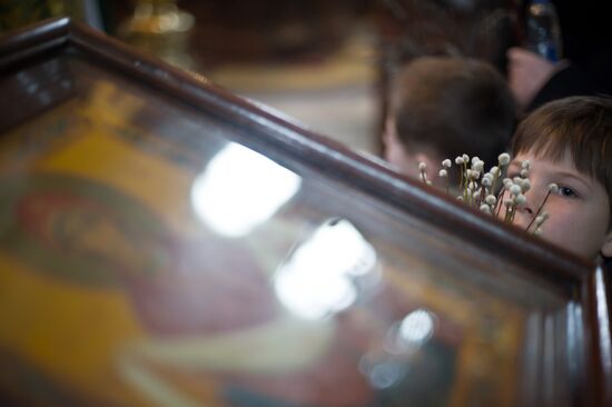 Palm Sunday celebrated in Moscow Region