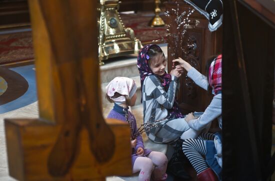 Palm Sunday celebrated in Moscow Region