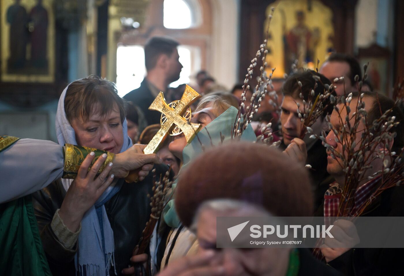 Palm Sunday celebrated in Moscow Region
