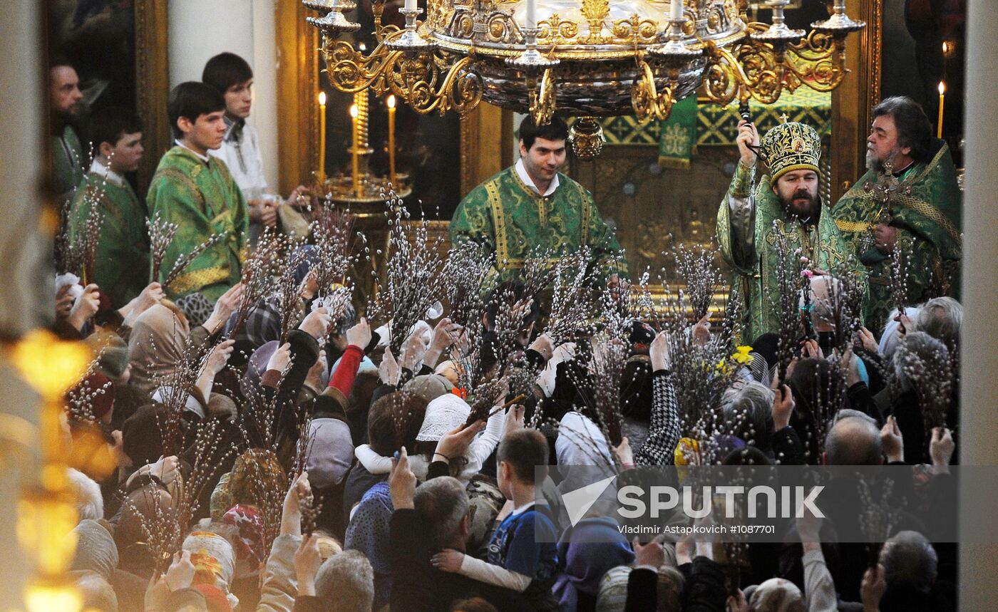 Celebration of Palm Sunday