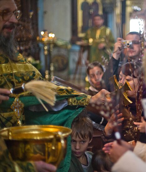 Palm Sunday celebrated in Moscow Region