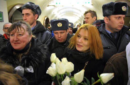 White Metro opposition rally in Moscow