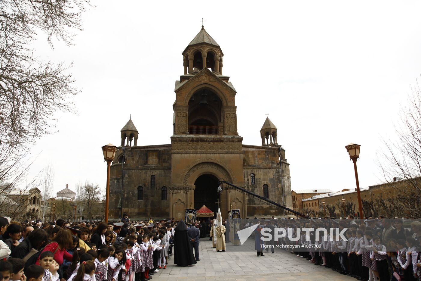 Easter Service at Cathedral of Armenian Apostolic Church