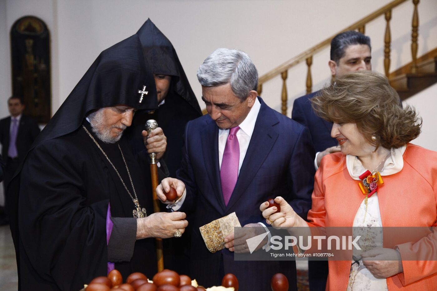 Easter Service at Cathedral of Armenian Apostolic Church
