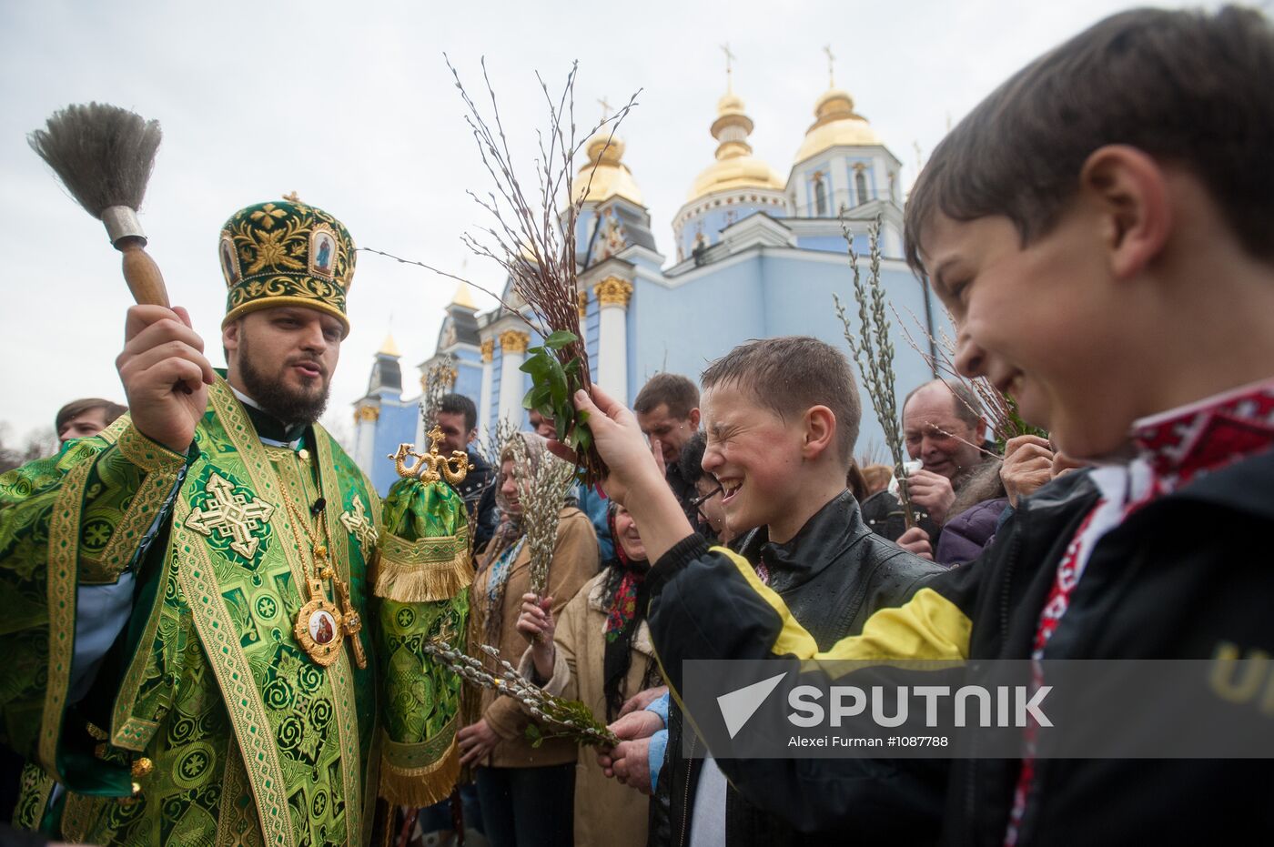 Palm Sunday celebrated in Ukraine