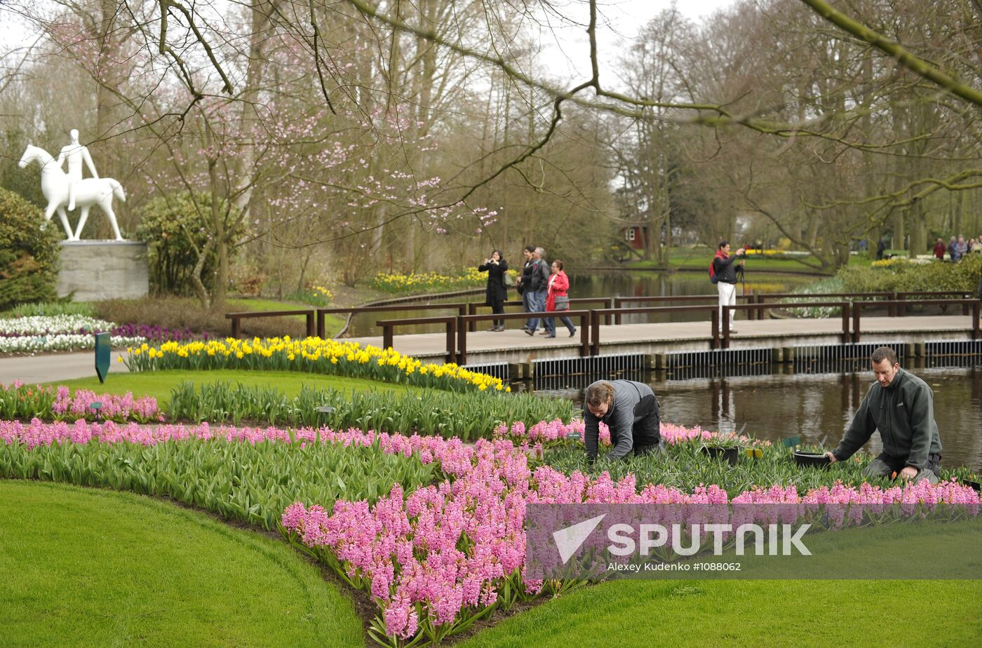 Keukenhof Flower Park in Netherlands