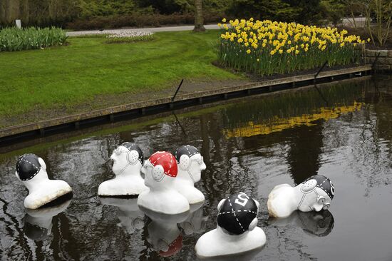 Keukenhof Flower Park in Netherlands