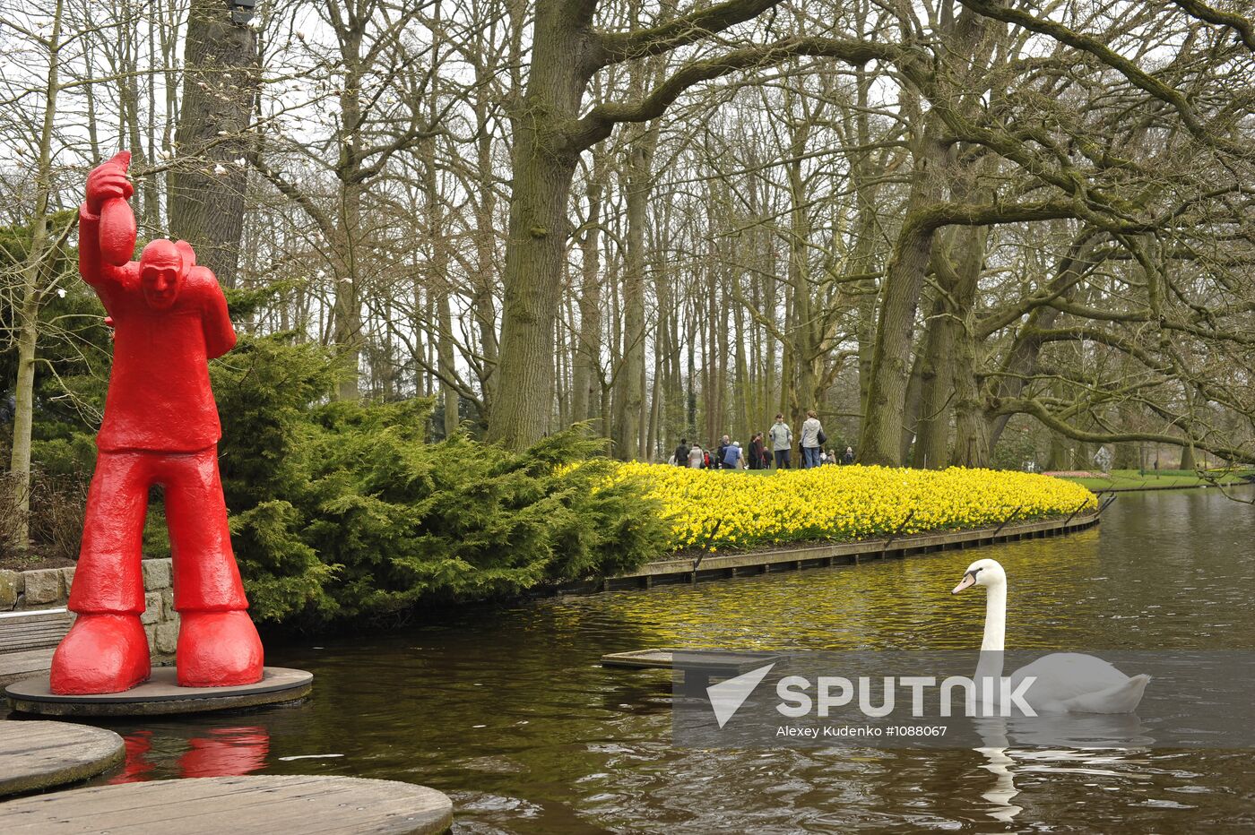 Keukenhof Flower Park in Netherlands
