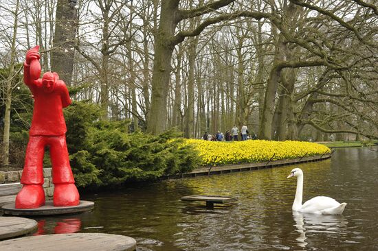 Keukenhof Flower Park in Netherlands