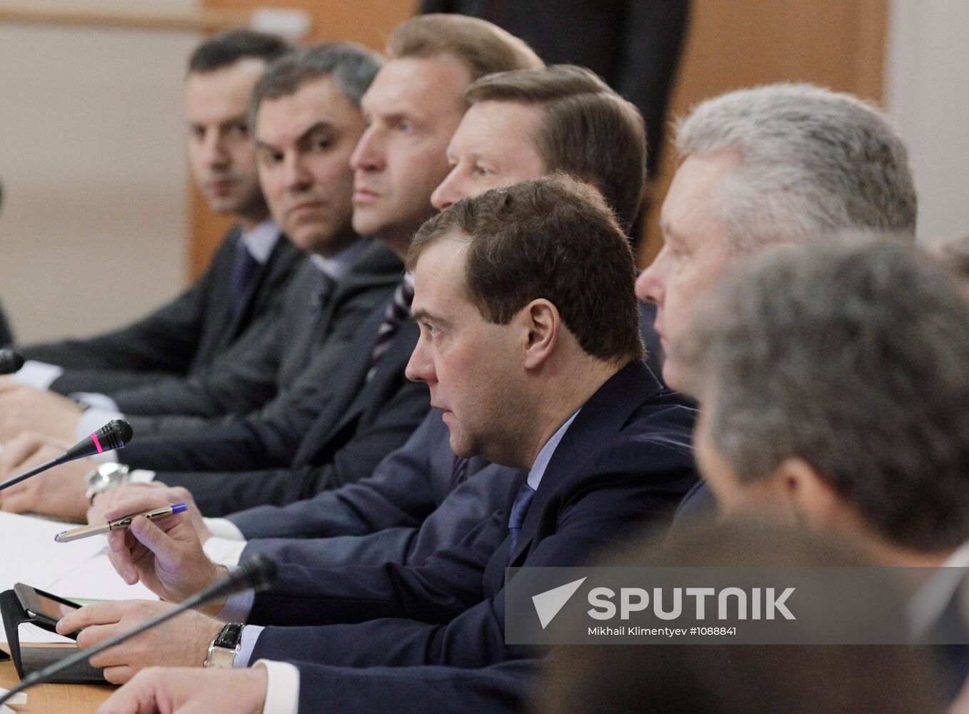 President Dmitry Medvedev chairs meeting in Troitsk