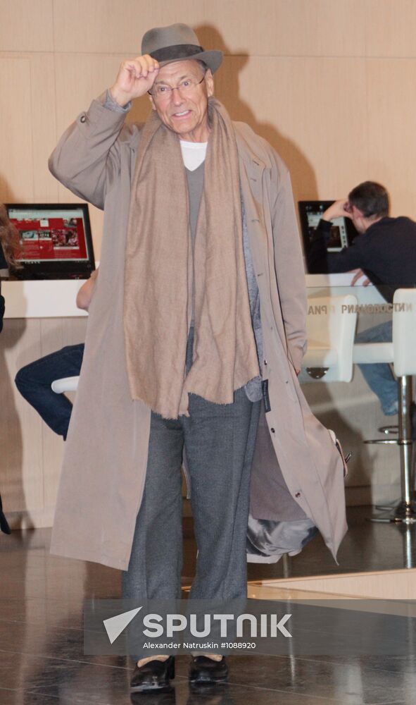 Andrei Konchalovsky gives news conference