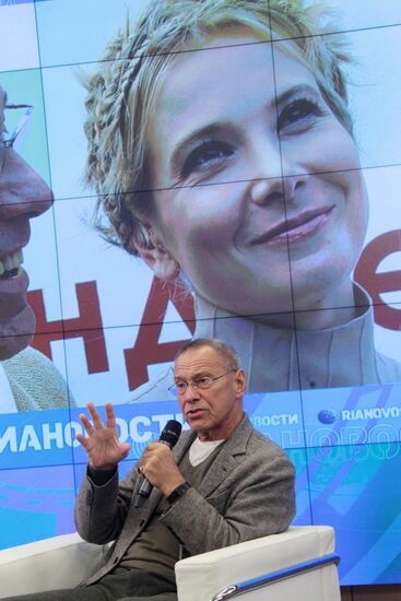Andrei Konchalovsky gives news conference