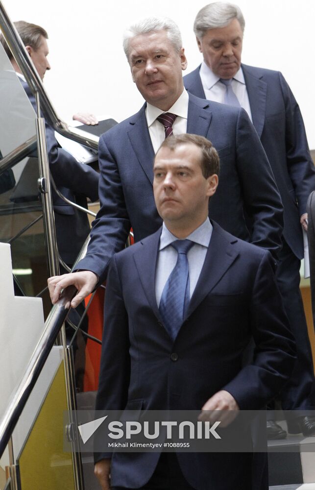 President Dmitry Medvedev chairs meeting in Troitsk