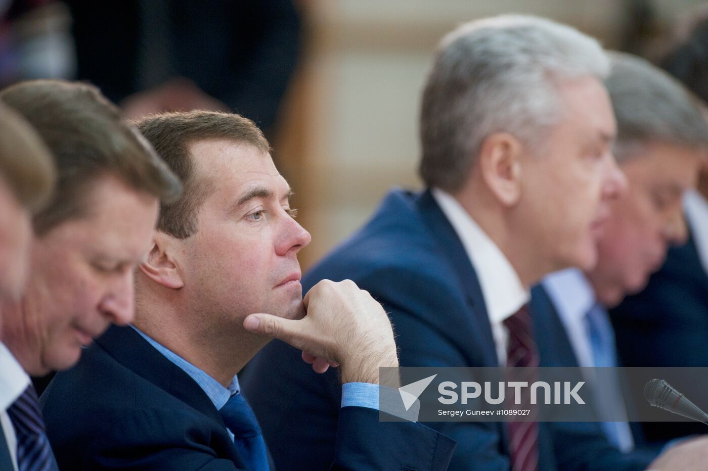 President Dmitry Medvedev chairs meeting in Troitsk