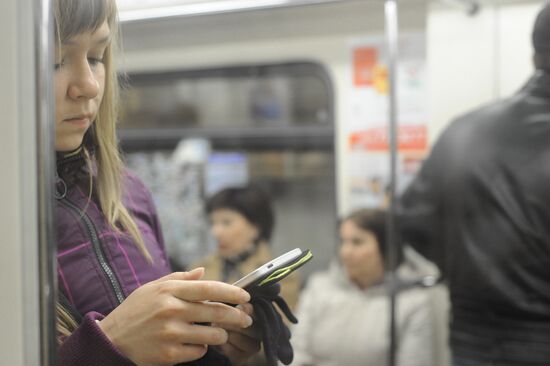 Moscow Metro Circle line is equipped with Wi-Fi-Internet