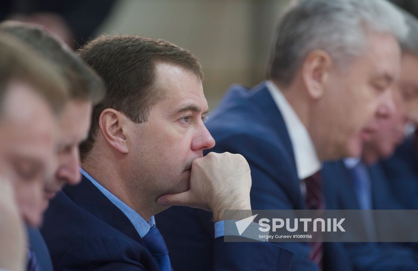 Russian President Dmitry Medvedev chairs meeting in Troitsk