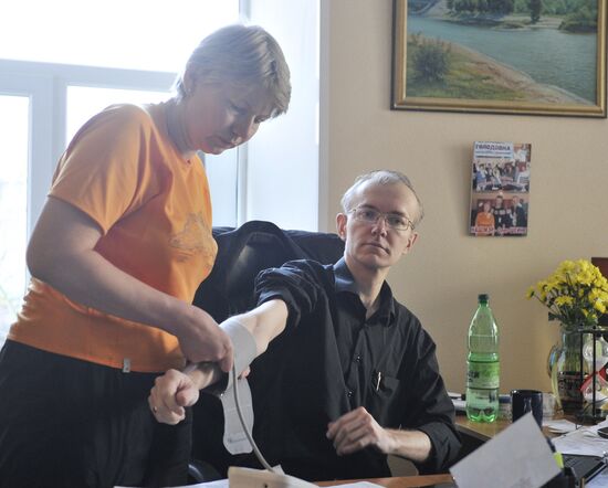 A Just Russia Party members go on hunger strike in Astrakhan