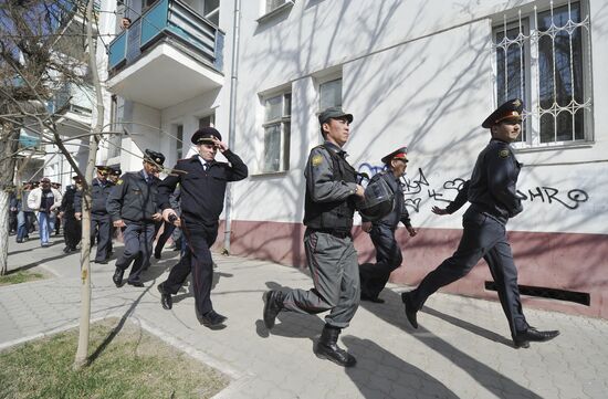 Unauthorized rally in Astrakhan
