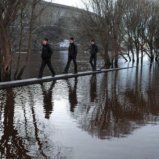 Flood in Pskov